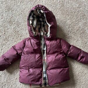 Burberry Baby 12M Puffer Jacket- brand new with tag!